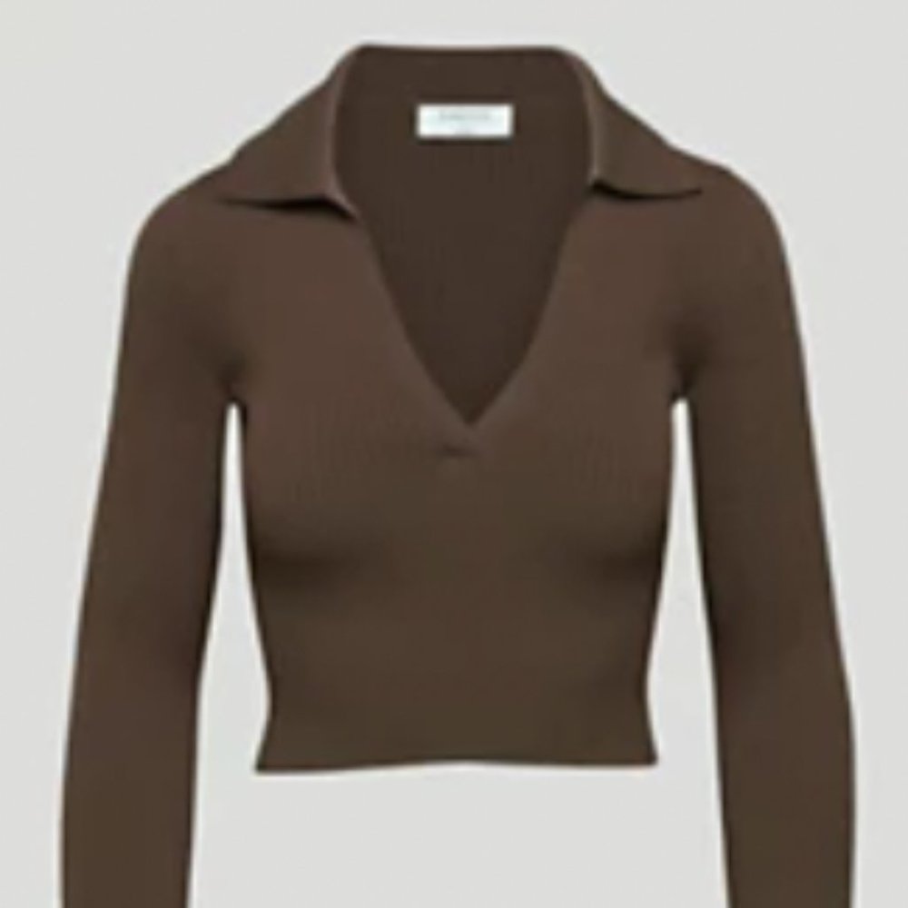 Aritzia Babaton EXCERPT SCULPT KNIT LONGSLEEVE
